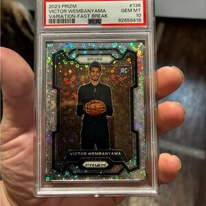 Psa 10 Rookie Victor Wembanyama Basketball Trading Card